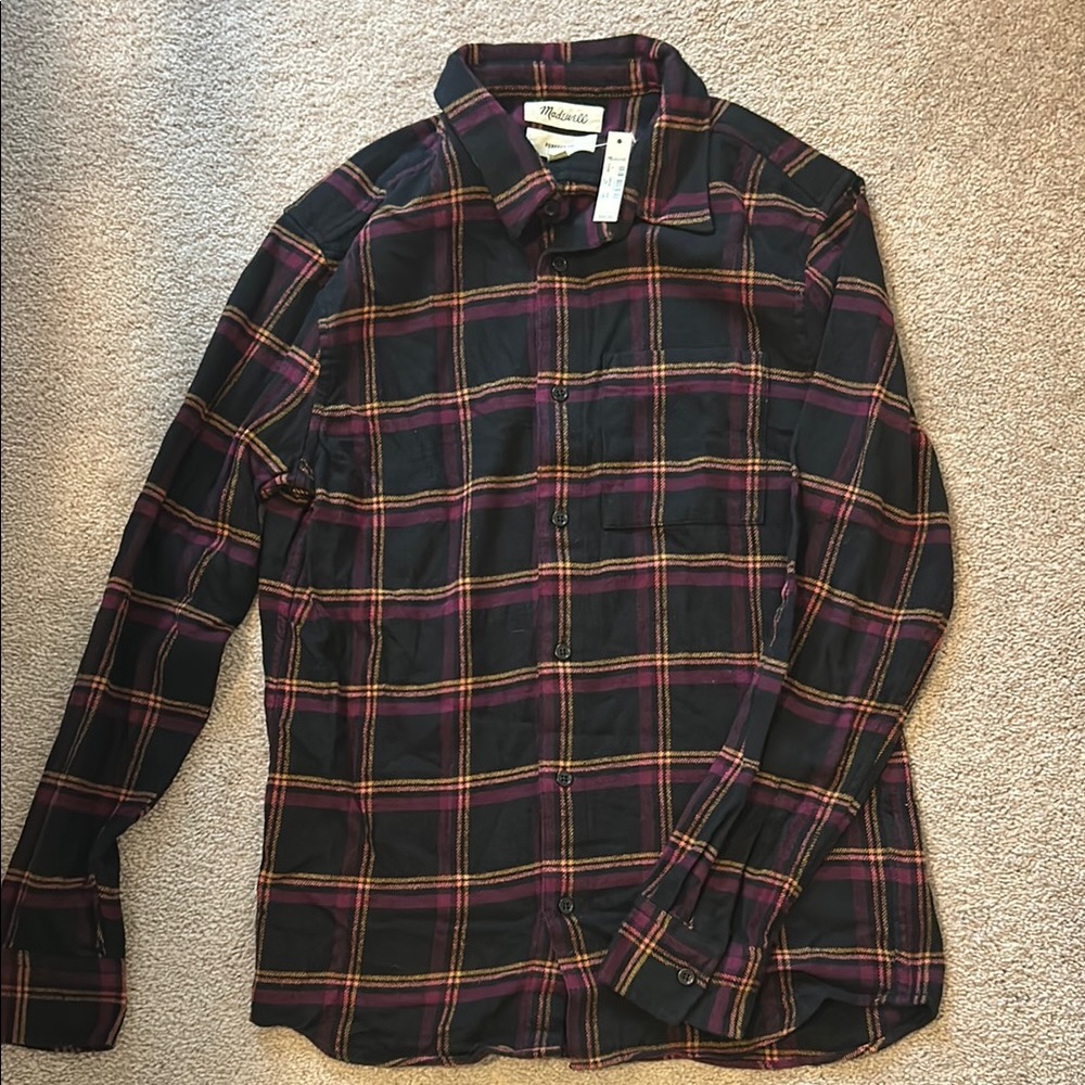Madewell Plaid Button-Up Shirt